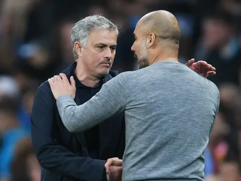 El clásico de Manchester parece haber amigado a Guardiola y a Mourinho