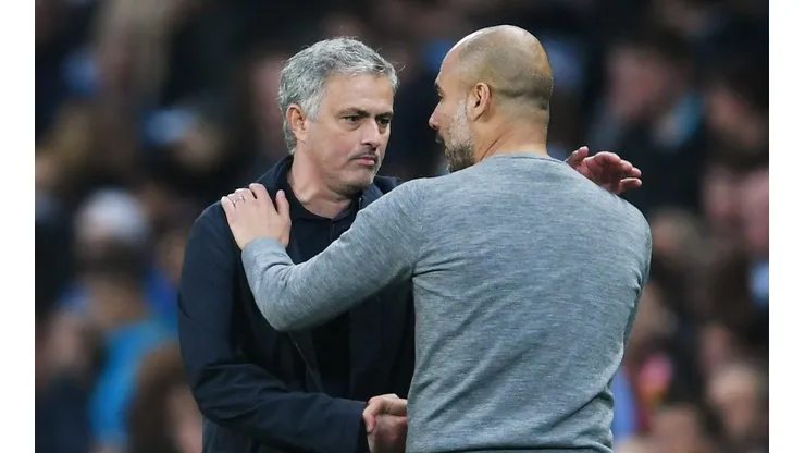 El clásico de Manchester parece haber amigado a Guardiola y a Mourinho