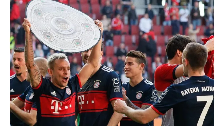 Carnaval en la celebración de un nuevo título para Bayern Munich
