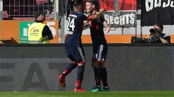 James Rodríguez rescató un balón perdido y Robben puso el tercero del Bayern