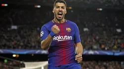 Luis Suárez, en partido del Barcelona