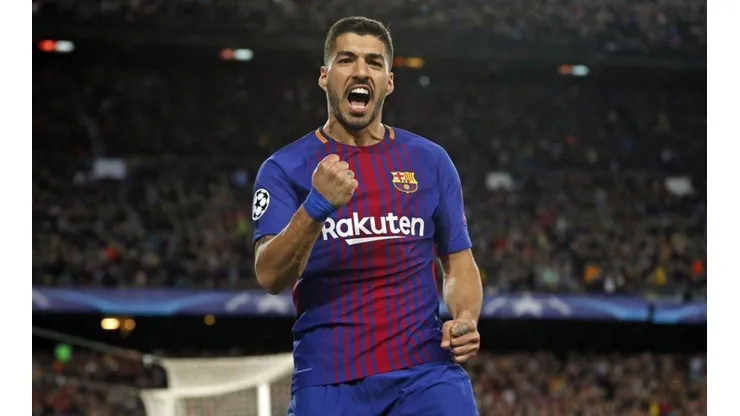 Luis Suárez, en partido del Barcelona