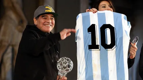 PICANTE. Diego no escatimó en críticas a Sampaoli, DT de la Selección.