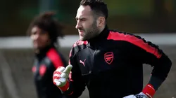 SIN MINUTOS. Ospina se lesionó en el entrenamiento y no pudo jugar por la Europa League (Foto: Getty).