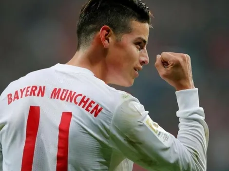 Brilló con Bayern y la UEFA lo premió: James, nominado a jugador de la semana