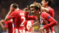 ¡UN JUGADOR TODOTERRENO! Griezmann y un "disparo" que "mató" al arquero del Sporting.