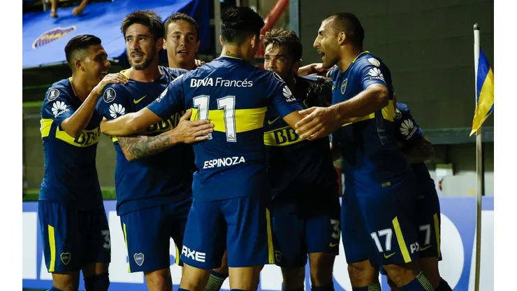 EL LOCAL SACÓ TRES PUNTOS. Boca ganó un partido clave para soñar con avanzar en la Copa Libertadores (Foto: Getty).