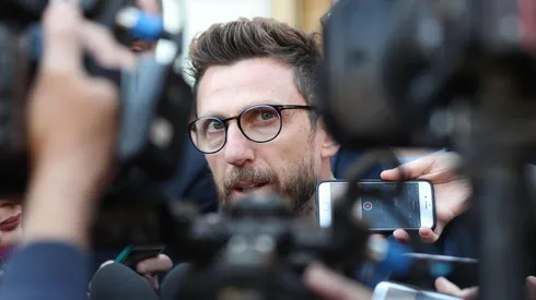 ENOJADO. Di Francesco disparó contra el árbitro del Barcelona-Roma por Champions League (Foto: Getty).