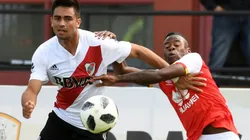 CONOCIDOS. River e Independiente de Santa Fe se enfrentaron por la Florida Cup.