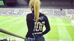 En el día del Derbi de Milán, Wanda Nara demostró que también puede jugar al fútbol