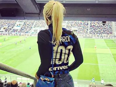 En el día del Derbi de Milán, Wanda Nara demostró que también puede jugar al fútbol