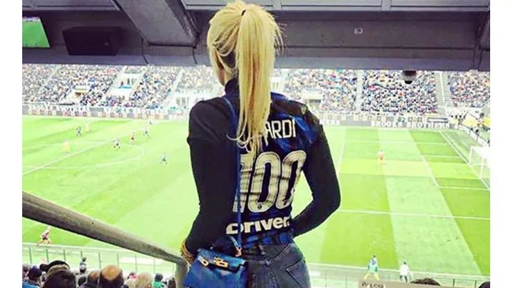 En el día del Derbi de Milán, Wanda Nara demostró que también puede jugar al fútbol