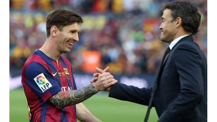 Luis Enrique sobre Lionel Messi: "Dirigirlo es facilísimo"