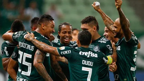 La celebración de Palmeiras.