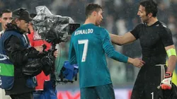 Cristiano y Buffon, después del partido.
