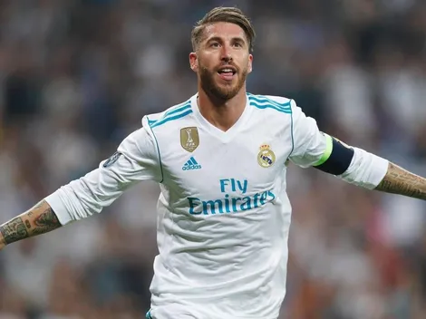 El gol imposible de Sergio Ramos en el entrenamiento del Real Madrid