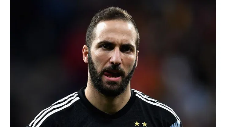 Higuaín en la Selección Argentina.