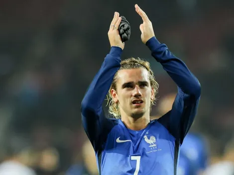 Griezmann publicó una foto... ¿volando?