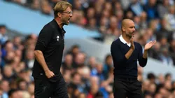 Klopp y Guardiola, frente a frente.