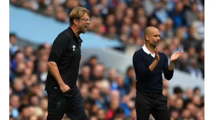 Klopp y Guardiola, frente a frente.