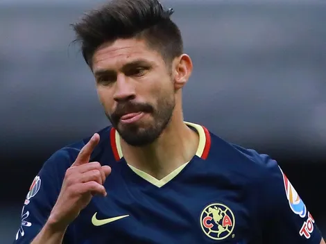 Oribe Peralta se implantó en la foto del triunfo del América ante Cruz Azul