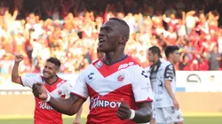 Murillo celebra el tanto de la victoria.