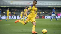 25310318JD13_AME_CAZ_AGUILAR - Action photo during the match America vs Cruz Azul corresponding to the week 13 of Liga Bancomer BBVA Closing Tournament 2018 at Azteca Stadium.Foto de accion durante el partido America vs Cruz Azul correspondiente a la jornada 13 de la Liga Bancomer BBVA Torneo Clausura 2018 en el Estadio Azteca. En la Foto: Paul Aguilar31/03/18/MEXSPORT/David Leah