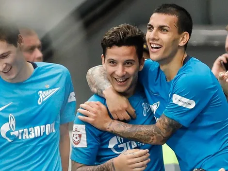 Driussi y Paredes asistieron en el triunfo del Zenit
