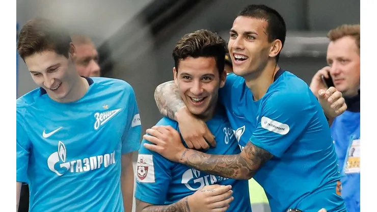 Driussi y Paredes asistieron en el triunfo del Zenit