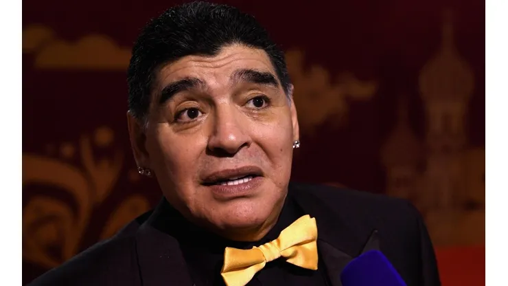 Maradona, feliz por la llegada de otro nieto.