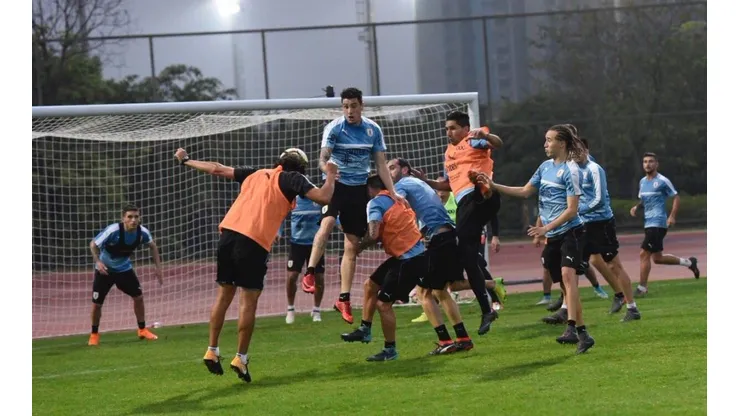 ENTRENAMIENTO CELESTE. La Selección de Uruguay ya tiene su casa en el Mundial de Rusia 2018.