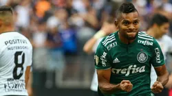 Miguel Borja celebra su tanto clave.