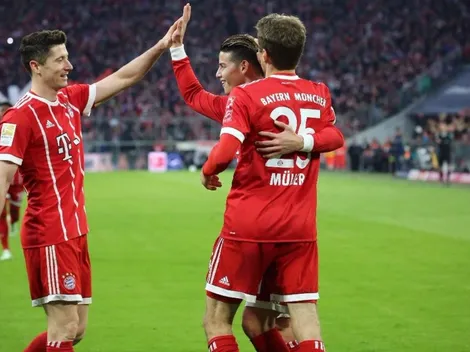 James Rodríguez recuperó, asistió y gol de Müller