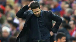 Diego Simeone, entrenador de Atlético Madrid.