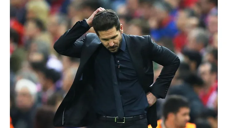 Diego Simeone, entrenador de Atlético Madrid.