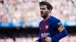 Lionel Messi con la camiseta del Barcelona