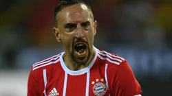 GRITO DE GOL. Franck Ribery marcó el gol más insólito del fin de semana.