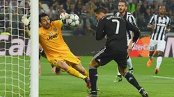 Buffon y Cristiano Ronaldo, frente a frente.