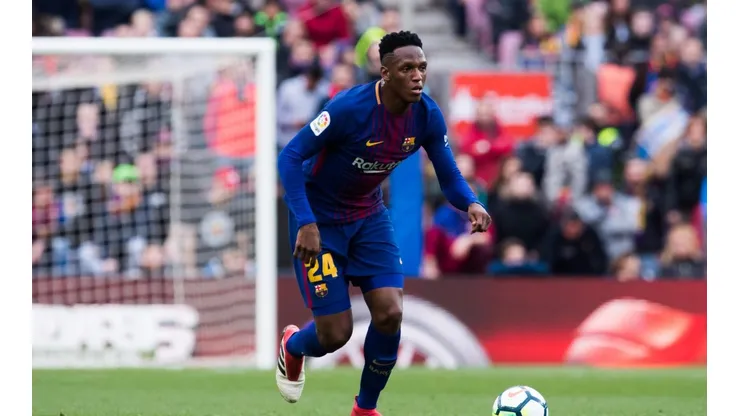Yerry Mina, defensor de Barcelona.