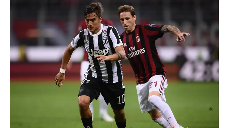 Dybala, de Juventus, es seguido de cerca por su compatriota Biglia, del Milan.