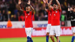 Arturo Vidal con la camiseta de la Selección de Chile.