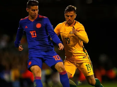 Colombia y Australia no se hacen daño en amistoso en Londres