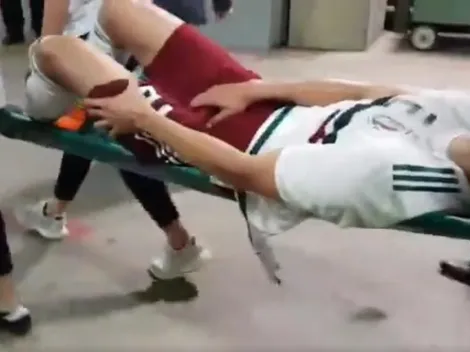 Impactante: Mexicano Araujo sale entre gritos tras lesionarse la rodilla