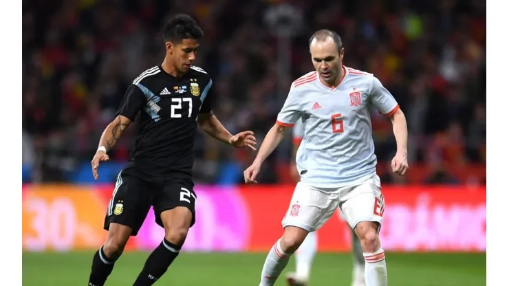 Iniesta fue una de las figuras del partido.