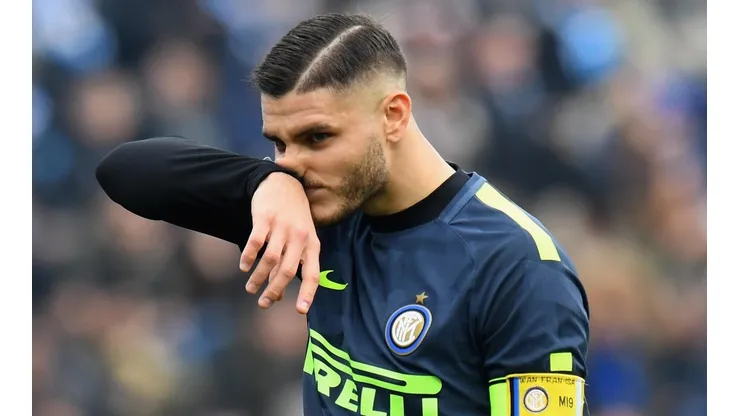 ¿GUTÓ O NO GUTÓ MAURO? Icardi se rio de la broma de los mozos.