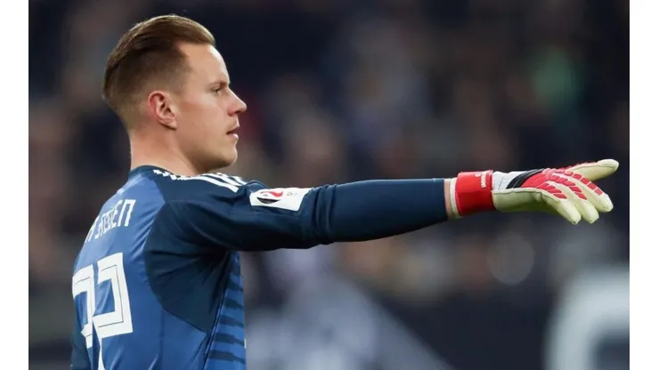 Ter Stegen con el seleccionado alemán.