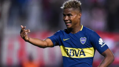 Wilmar Barrios con la camiseta de Boca.