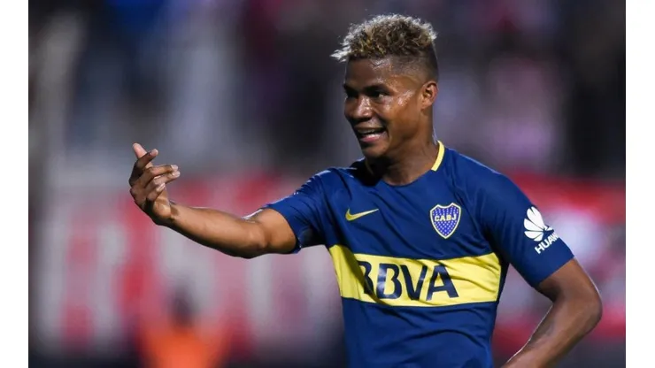 Wilmar Barrios con la camiseta de Boca.