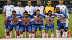 LA ROJA DE BLANCO. La Selección de Panamá durante su gira en Europa en marzo.
