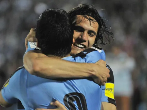 Suárez celebró con todo la conquista de Uruguay